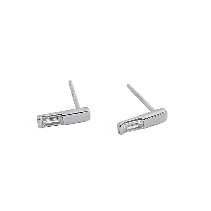 CZ 925 Sterling Silver Stud Earrings