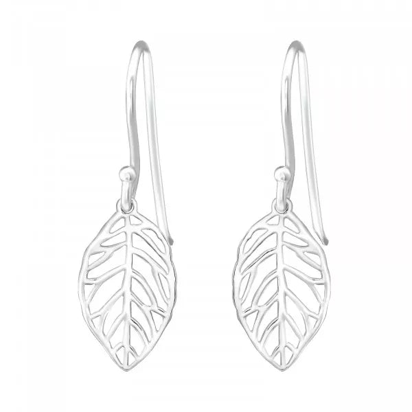 Silver Leaf 925 Silver Earring