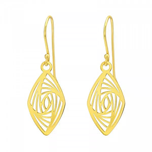 Gold Classic Silver 925 Silver Earring