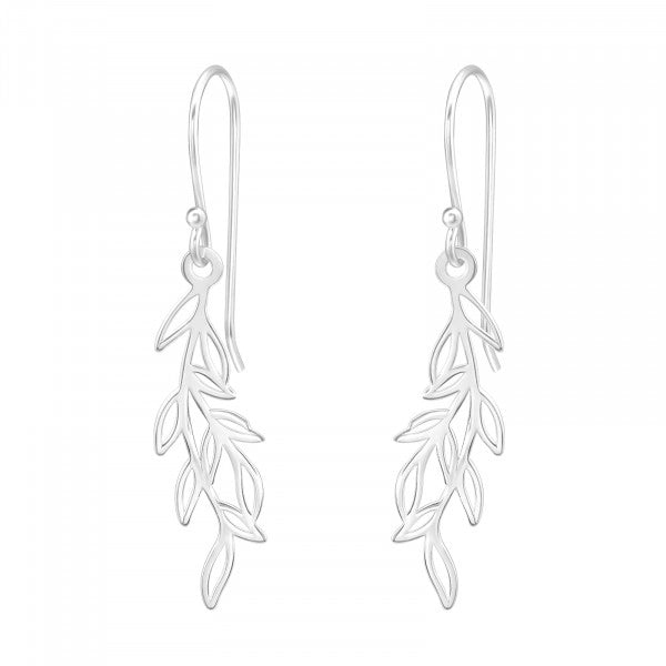 Silver Leaf 925 Silver Earring