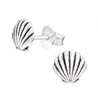 Shell 925 Sterling Silver Stud Earring