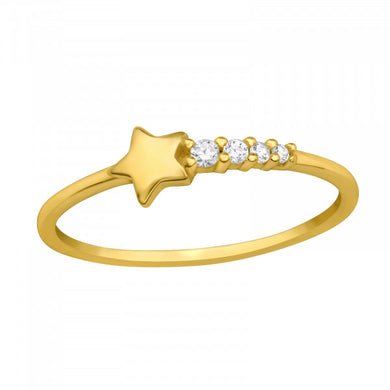 Minimalist Star 925 Silver Ring