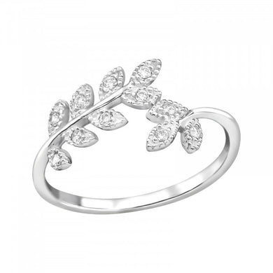 Classic Leaf  925 Silver Ring