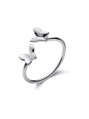 925 Sterling Silver Butterfly Ring