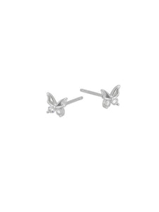 Classic Heart 925 Silver Earrings Zirconia Minimalist