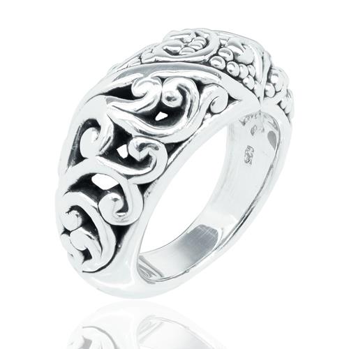 Big Trendy Classic 925 Silver Ring