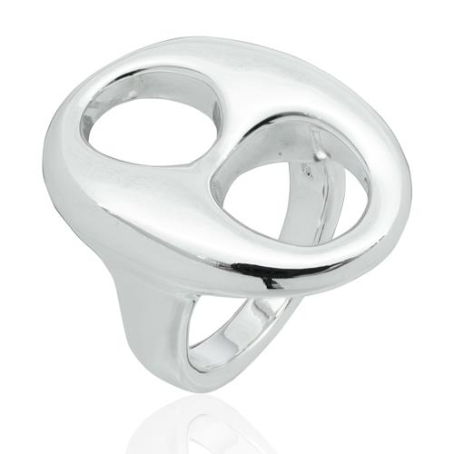 Big Trendy  925 Silver Ring Gucci