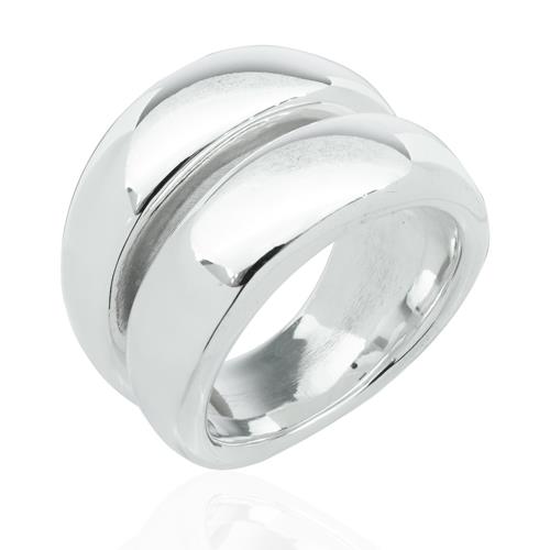 Big Trendy 925 Silver Ring