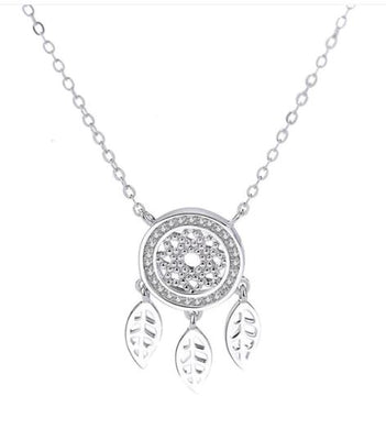 925 Silver Dreamcatcher Necklace