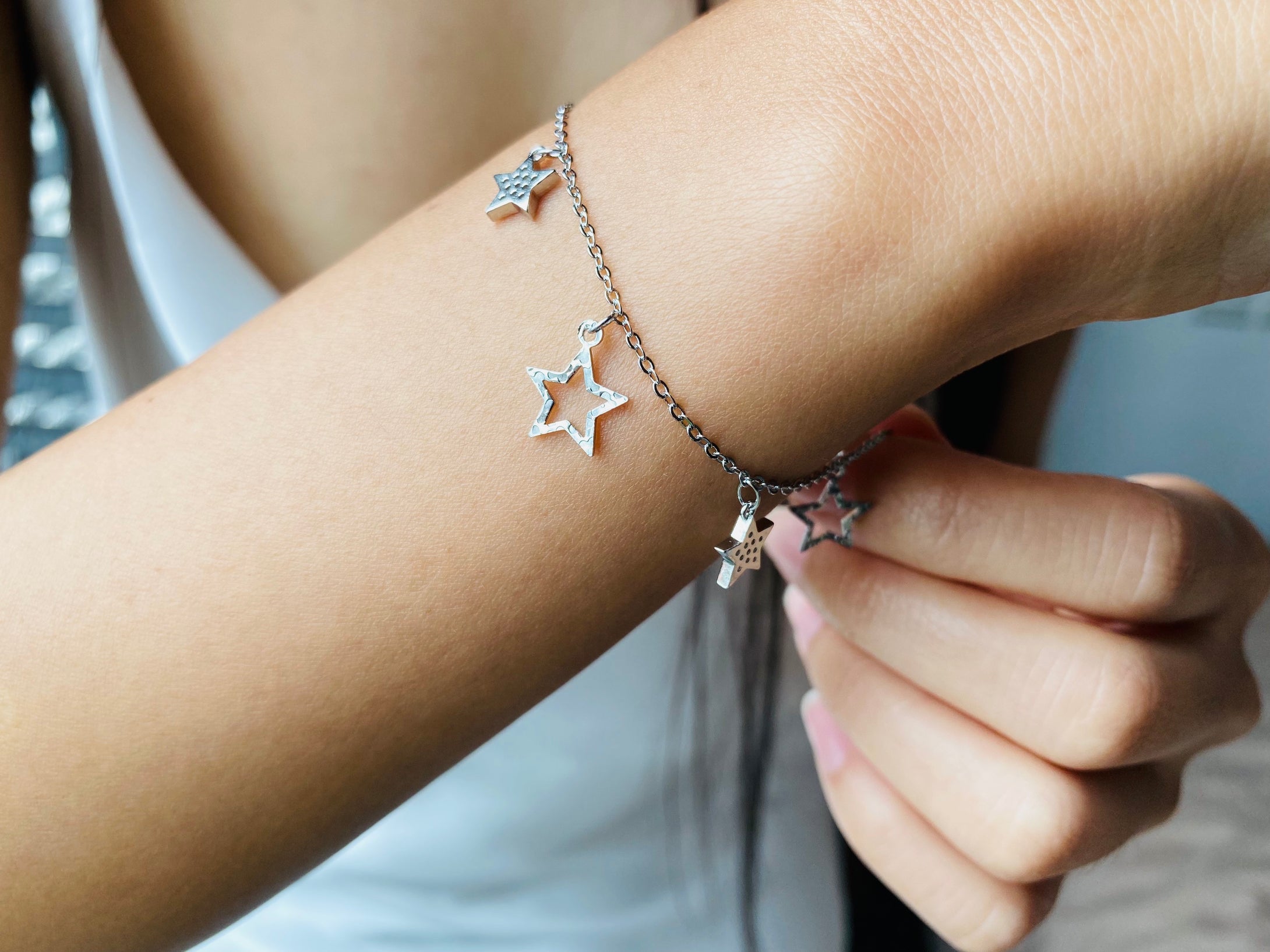 925 Silver Bracelet Star Trendy Collection