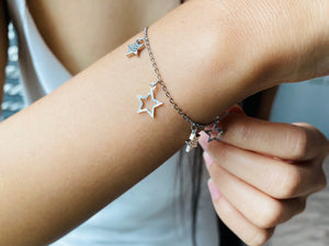 925 Silver Bracelet Star Trendy Collection