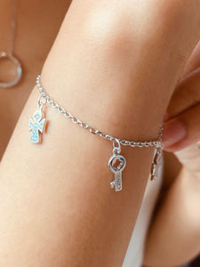 925 Silver Bracelet Cross Wrench Collection