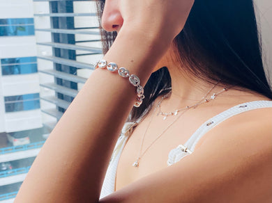 925 Silver Bracelet Gucci Link