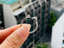 Load image into Gallery viewer, 925 Silver Ring Spike Trendy Collection