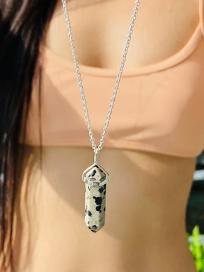 925 Silver Necklace Quartz Trendy Collection