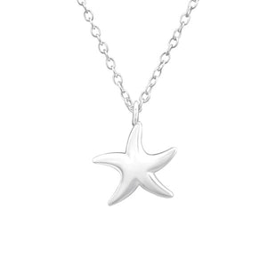 925 Silver Starfish Necklace