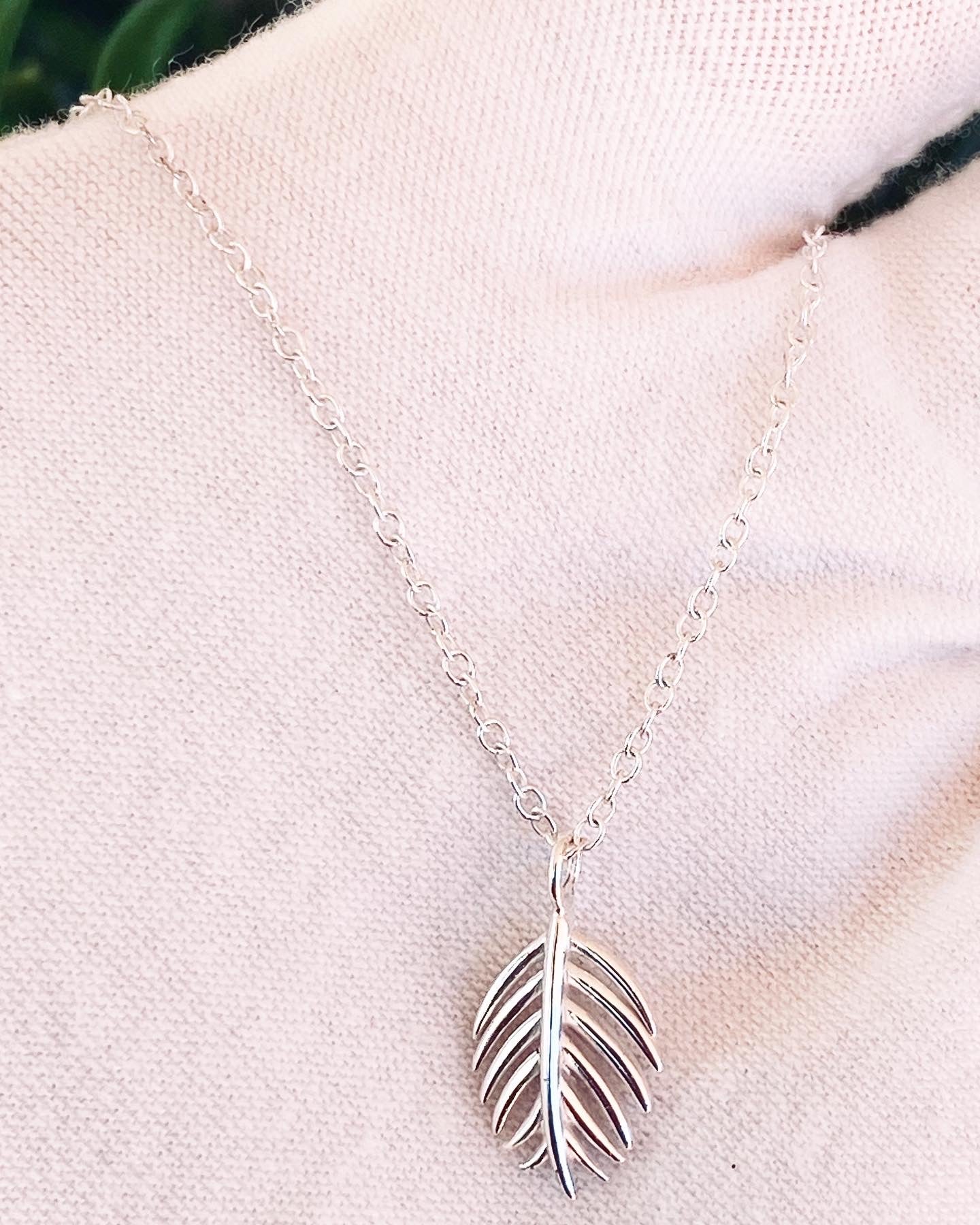 925 Silver Tree Leaf Chain