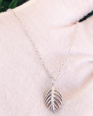 925 Silver Tree Leaf Chain