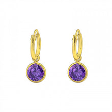 Load image into Gallery viewer, 925 Silver Hanging Hoops Earring