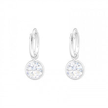 Load image into Gallery viewer, 925 Silver Hanging Hoops Earring