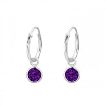 Load image into Gallery viewer, 925 Silver Hanging Hoops Earring