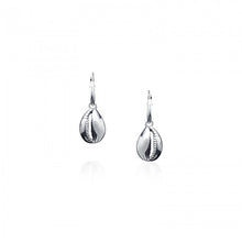 Load image into Gallery viewer, 925 Silver Coffee Bean Hoops