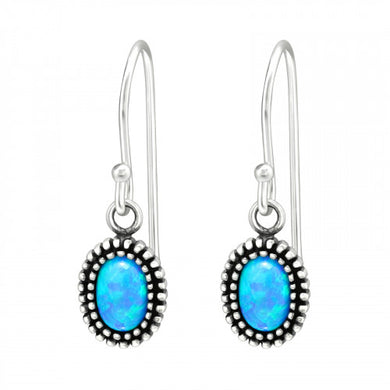 925 Silver Oval Earring