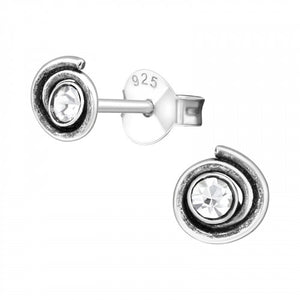 925 Silver Spiral Earring