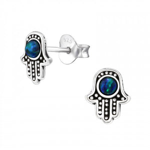 925 Silver Hamsa Earring