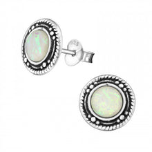 Load image into Gallery viewer, 925 Silver Opal Earring
