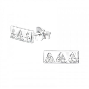 925 Silver Geometric Earring