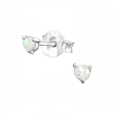 925 Silver Round Earring