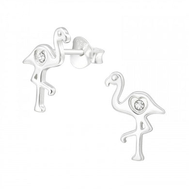 925 Silver Flamingo Earring