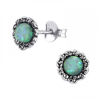 925 Silver Flower Earring