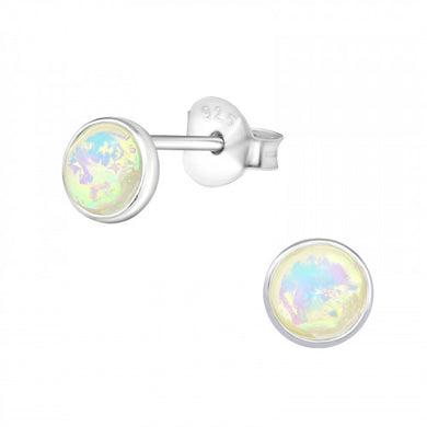 925 Silver Round Earring