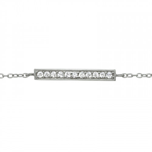 925 Silver Bar Bracelet