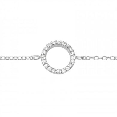 925 Silver Circle Bracelet