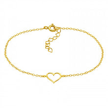 Load image into Gallery viewer, 925 Silver Heart Bracelet