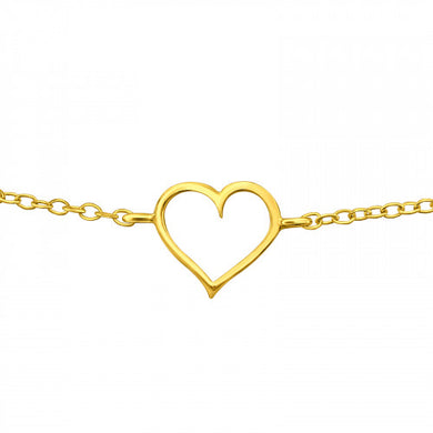 925 Silver Heart Bracelet