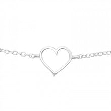 Load image into Gallery viewer, 925 Silver Heart Bracelet