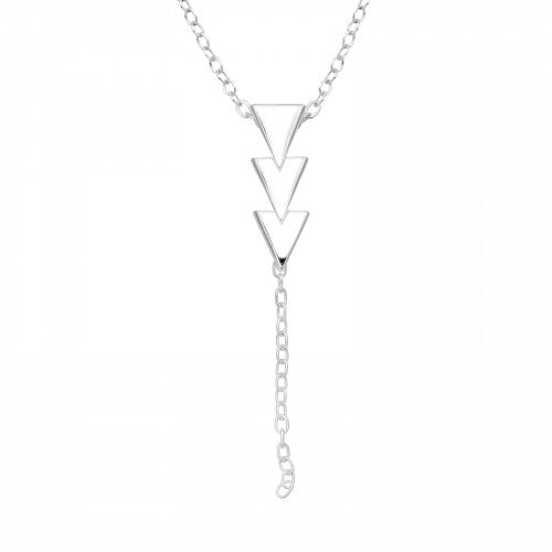 925 Silver Geometric Necklace