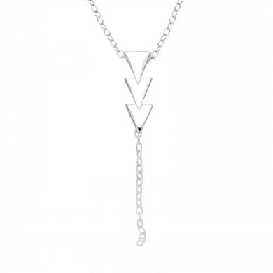 925 Silver Geometric Necklace