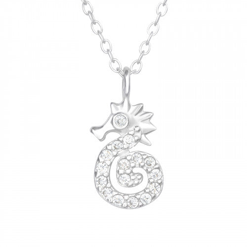 925 Silver Seahorse Necklace