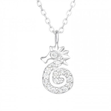 925 Silver Seahorse Necklace