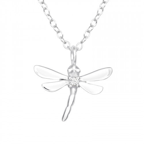 925 Silver Dragonfly Necklace