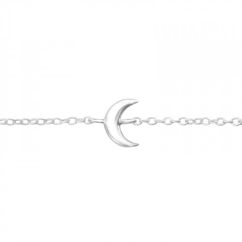 925 Silver Moon Bracelet