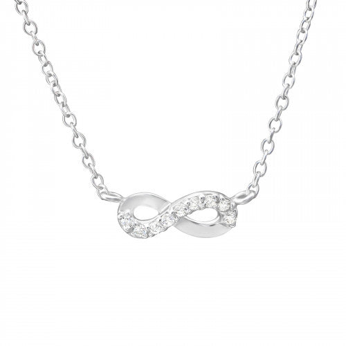 925 Silver Infinity Necklace