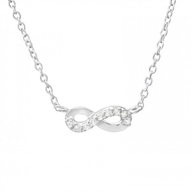 925 Silver Infinity Necklace