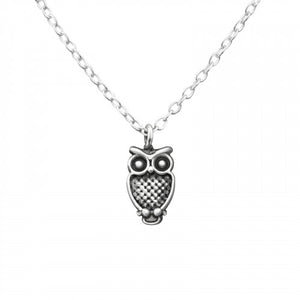 925 Silver Owl Necklace