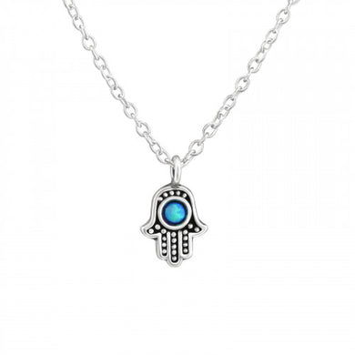 925 Silver Hamsa Necklace